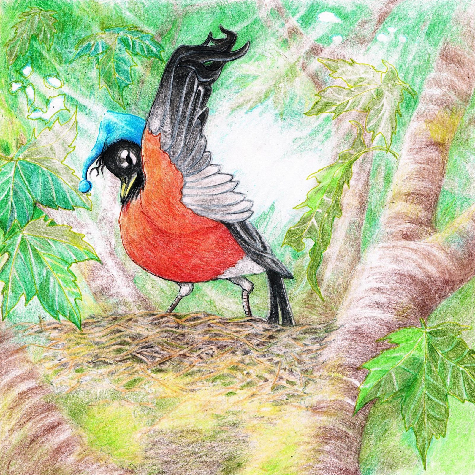 Illustration from The Early Bird