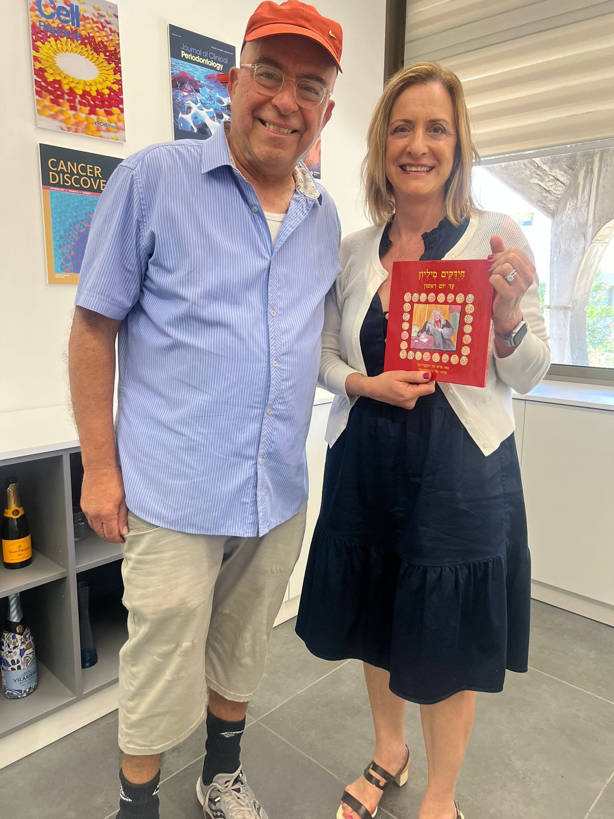 With Prof. Karen Avraham, Dean of The Gray Faculty of Medical & Health Sciences at Tel Aviv University